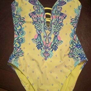 Lilly Pulitzer Jaspen Loro Green Pineapple Rivera size 8